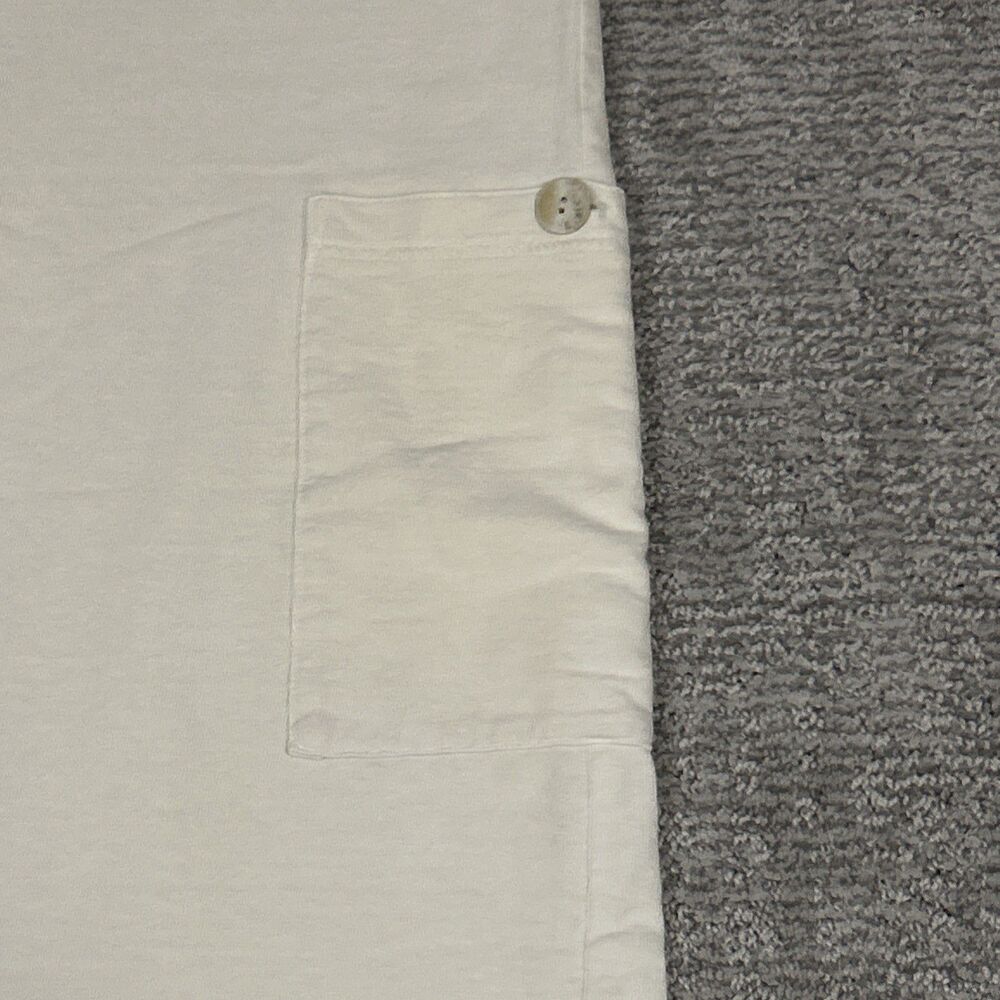 Pear Maxi Dress Womens Small Appliqué Nature Cotton Sleeveless Artsy USA Vintage - Picture 9 of 13